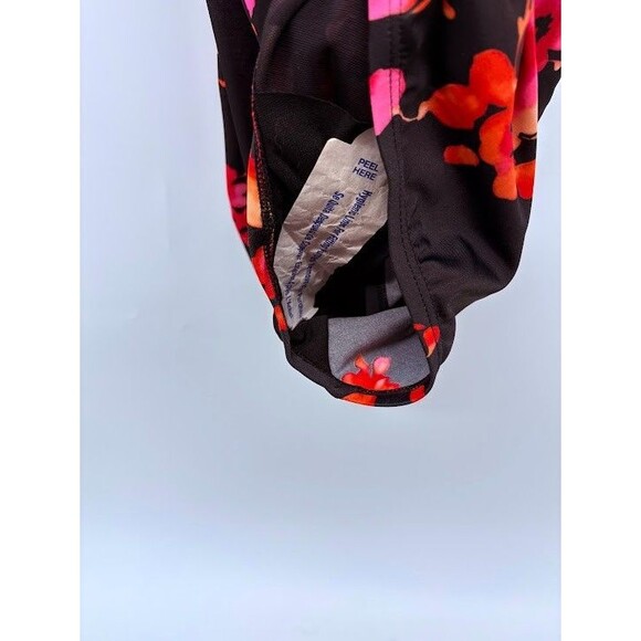 Women's Aquabella Swimsuits for All Size 16 Bathing Suit Floral One Piece NWT - Picture 4 of 9
